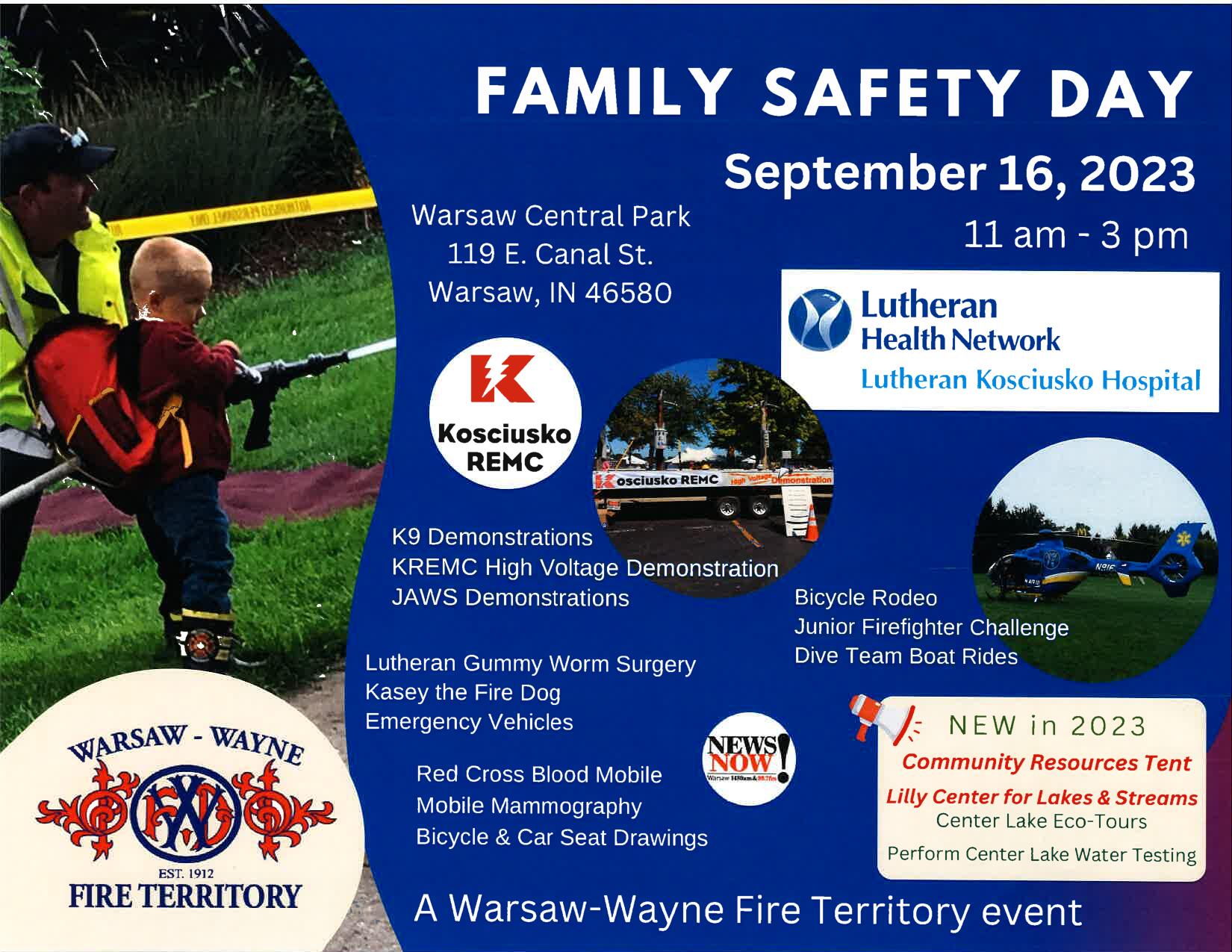 Family Safety Day flyer with information