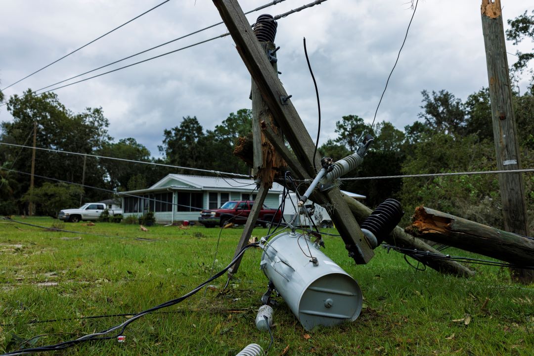 Downed power line